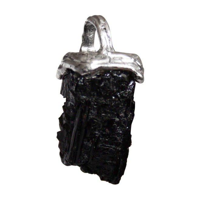 Pendentif Argent Sterling Tourmaline Noire – Image 3