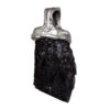 Pendentif Argent Sterling Tourmaline Noire Brute – Image 5