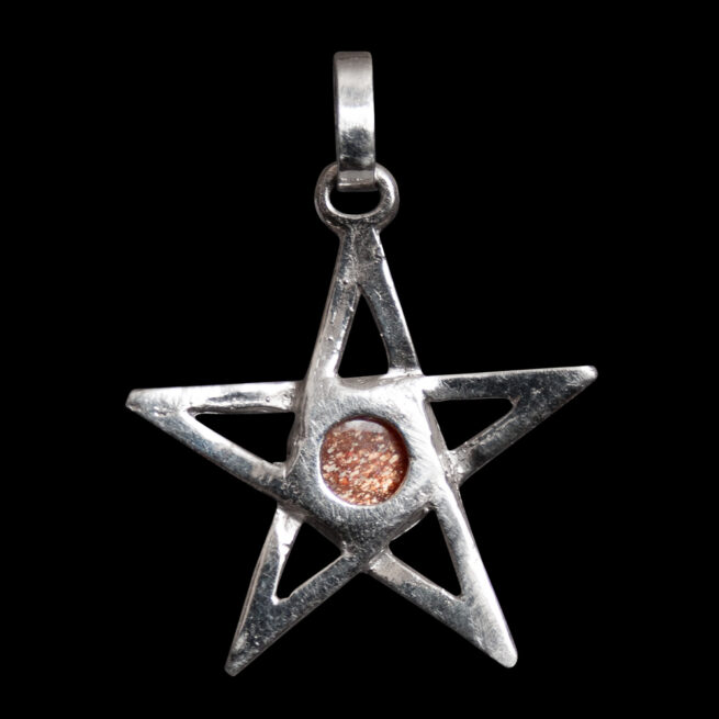 Pendentif Argent Sterling Pentagramme Héliolite – Image 4
