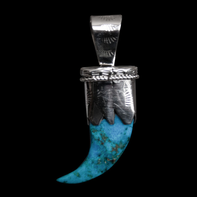 Pendentif Griffe d'Ours Turquoise – Image 3