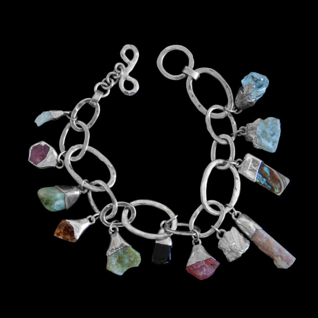 Twelve-Stone Super Charm Bracelet