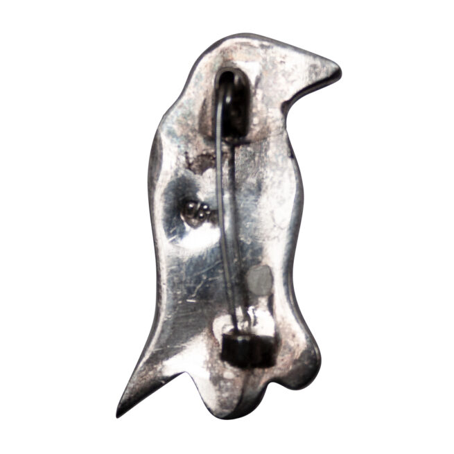Vintage Zuni Penguin Pin Brooch - Image 4