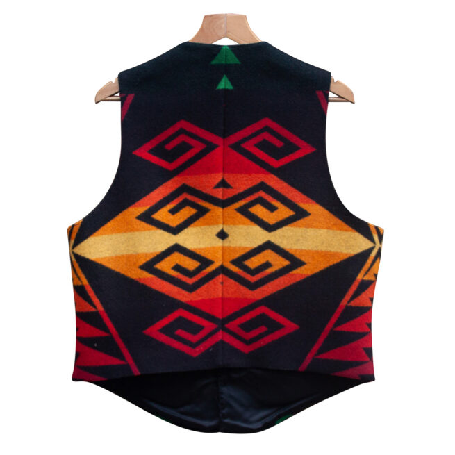 Black Orange Pendleton Waistcoat – Image 2