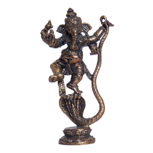 Dancing Ganesh Brass Statue