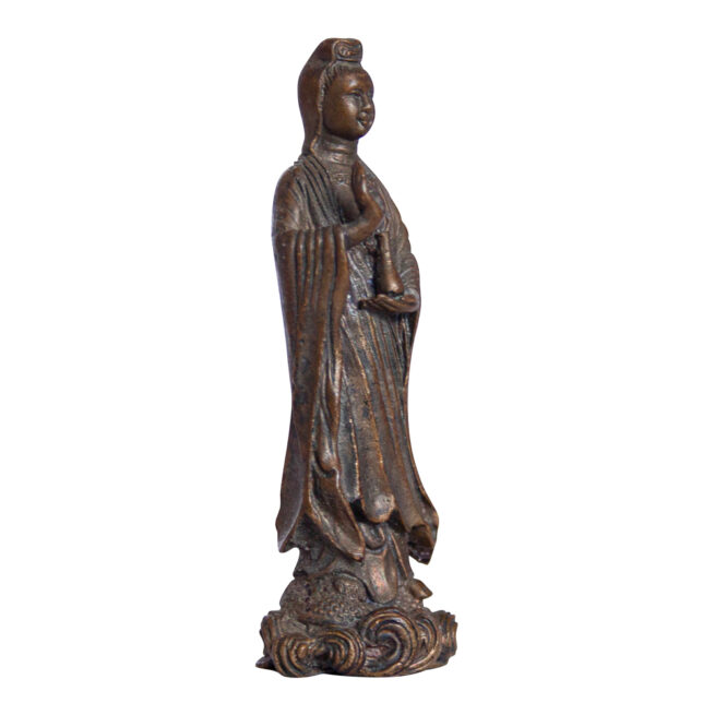 Statuette Laiton Déesse Guanyin – Image 2