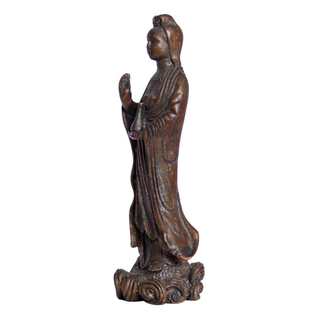 Statuette Laiton Déesse Guanyin – Image 3