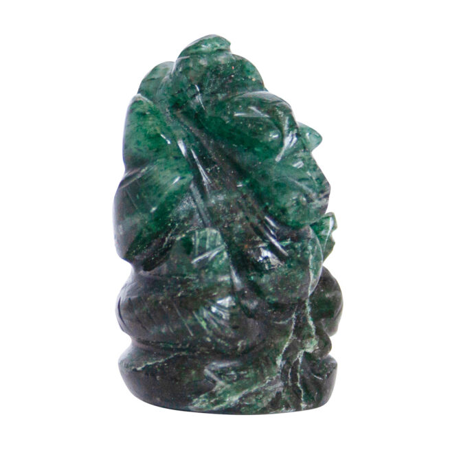 Green Emerald Ganesh Carving - Image 2