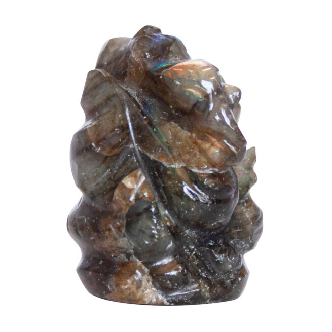 Labradorite Ganesh Carving – Image 2