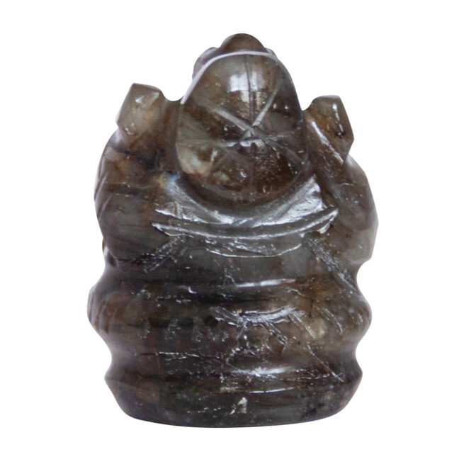 Labradorite Ganesh Carving – Image 4