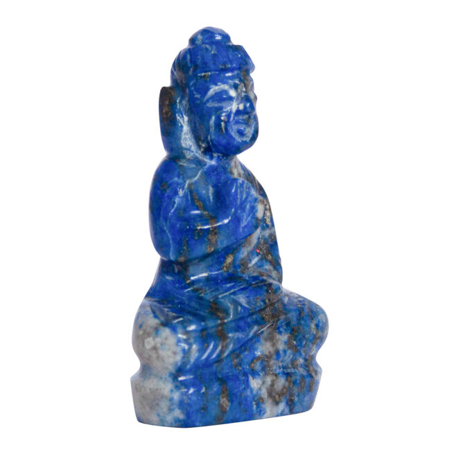 Lapis Lazuli Buddha Carving - Image 2