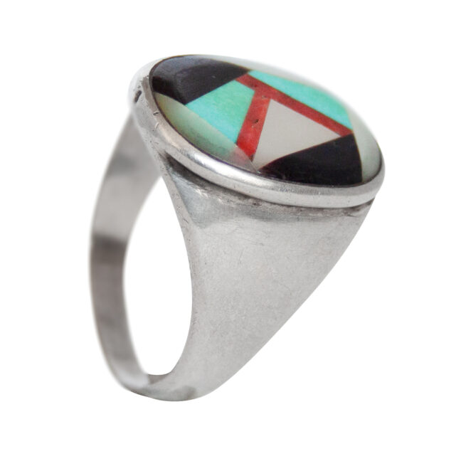 Linda Eustace Zuni Signet Ring - Image 4