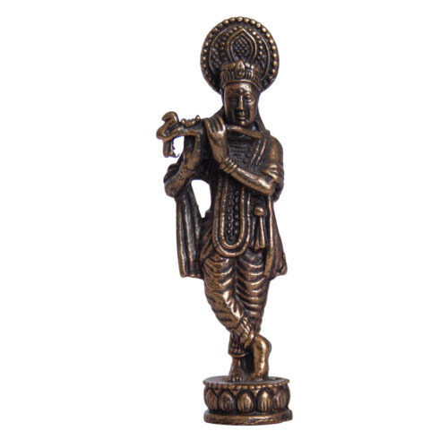 Lord Krishna Brass Statue