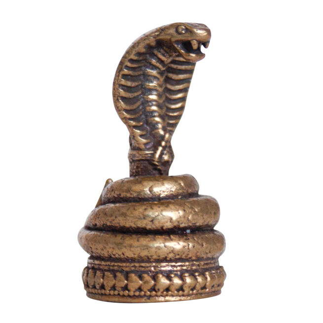 Small Brass Cobra Statue - Image 2