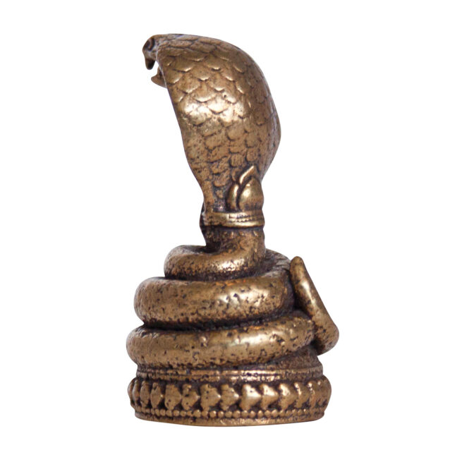 Small Brass Cobra Statue - Image 3