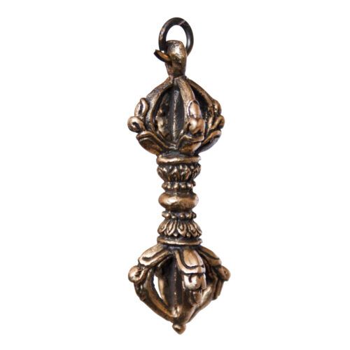 Small Dorje Brass Pendant