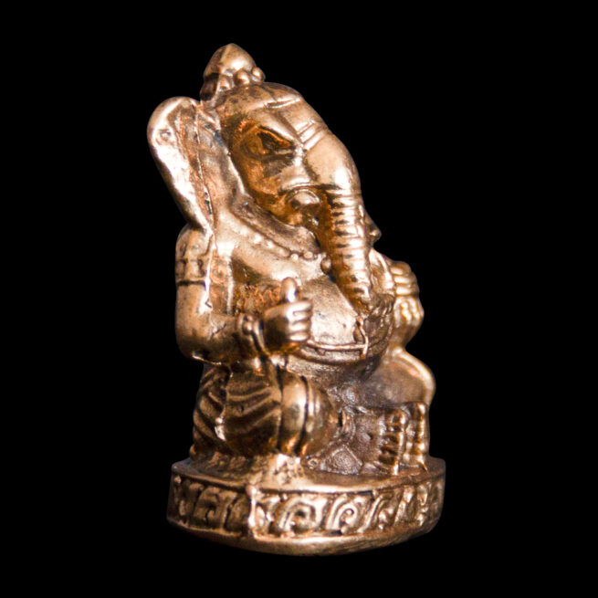 Small Lord Ganesh Brass Statue - Image 2