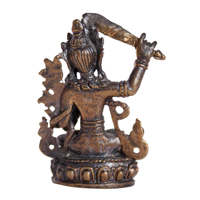 Small Manjushri Brass Statue - Image 4