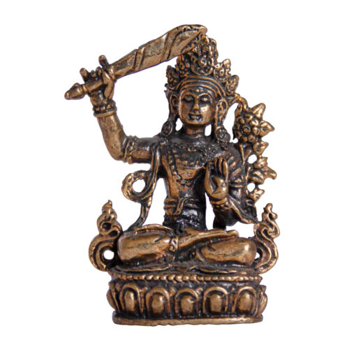 Small Manjushri Brass Statue