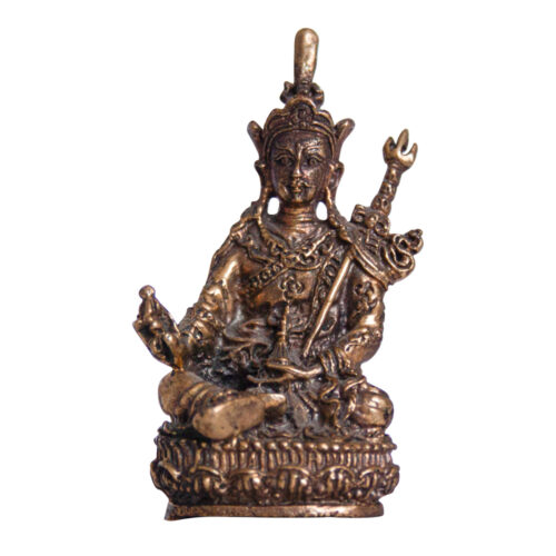 Small Padmasambhava Brass Statue