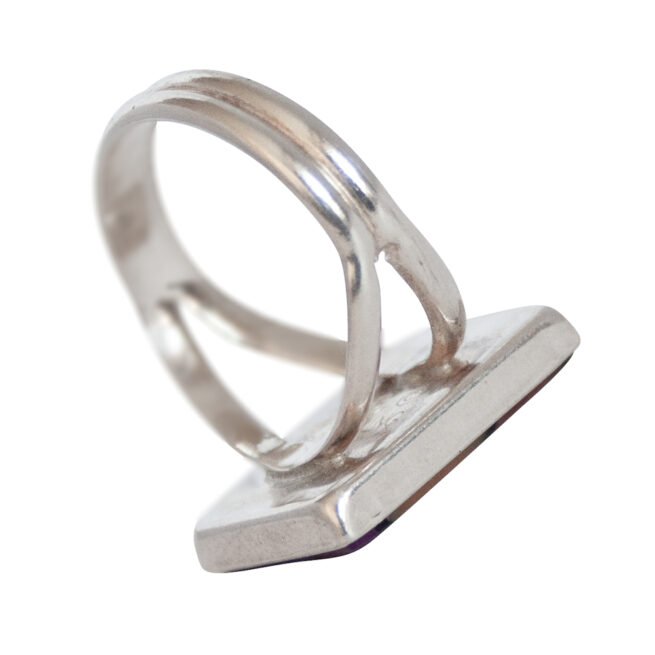 Square Zuni Inlay Ring - Image 5