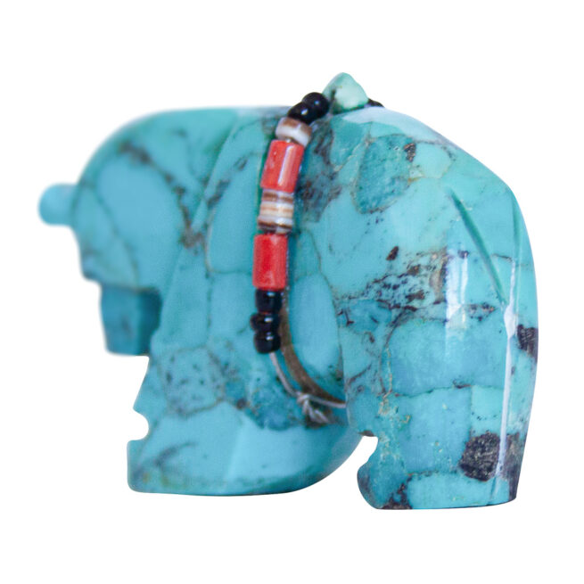 Turquoise Zuni Bear Fetish – Image 6