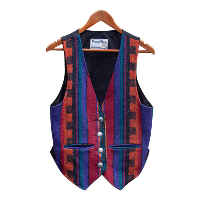 Vintage Striped Pioneer Wear Waistcoat