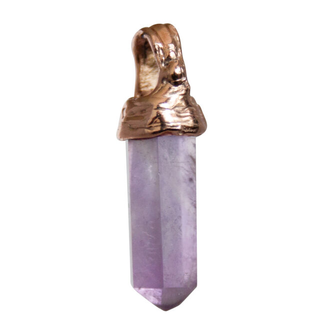 Pendentif Pointe Améthyste Or 9 Carats – Image 2