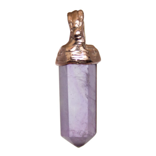 9K Gold Amethyst Point Talisman