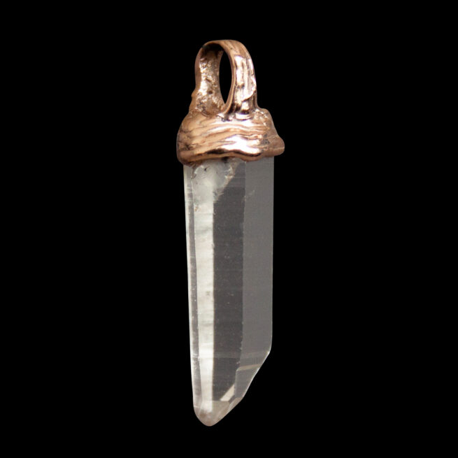 9K Gold Rock Crystal Talisman - Image 3