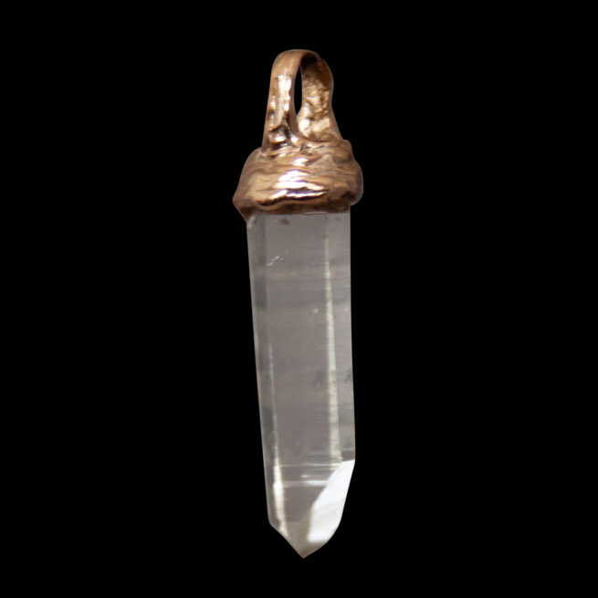 9K Gold Rock Crystal Talisman - Image 2