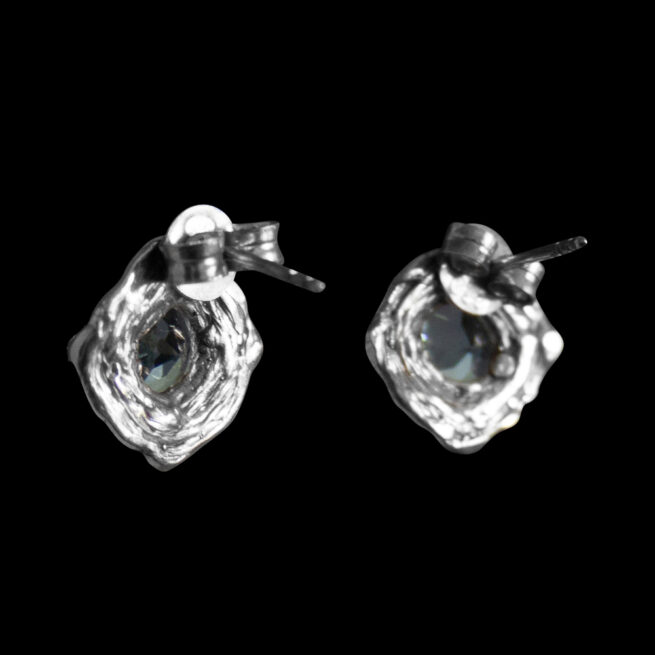 Faceted Blue Topaz Silver Studs - Image 6