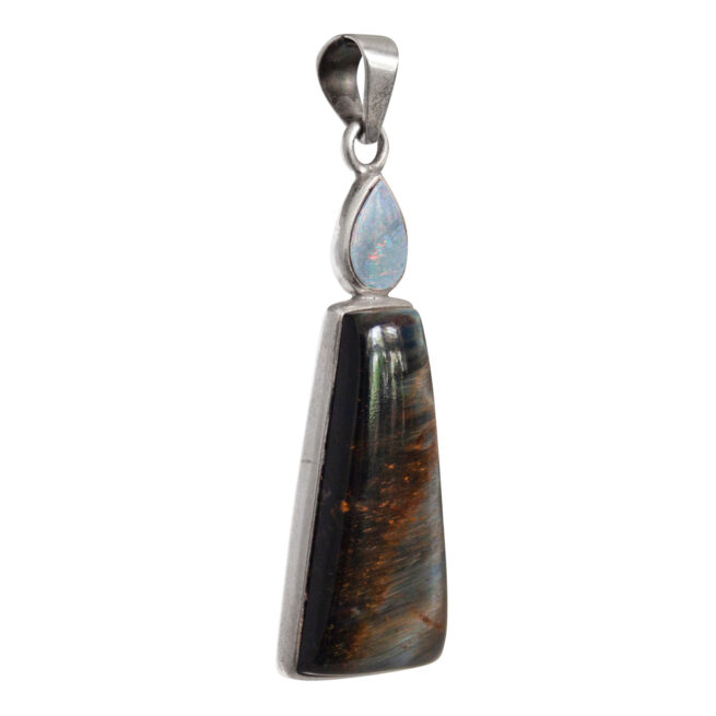 Pietersite Blue Opal Pendant - Image 2