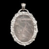 Large Oval Rose Quartz Gothic Pendant – Image 5