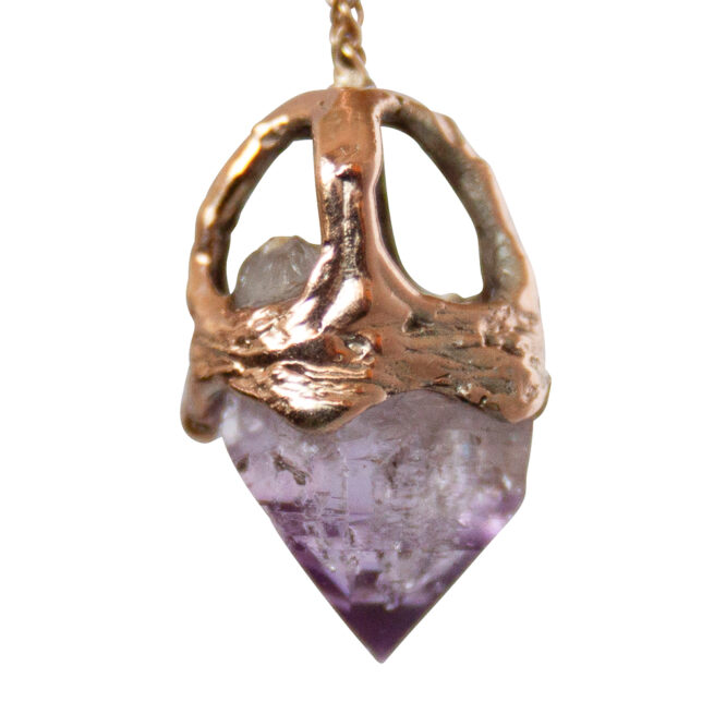 Pendule Améthyste Or 9 Carats – Image 4