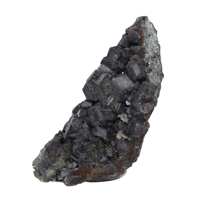 Black Melanite Andradite Garnet Cluster - Image 2