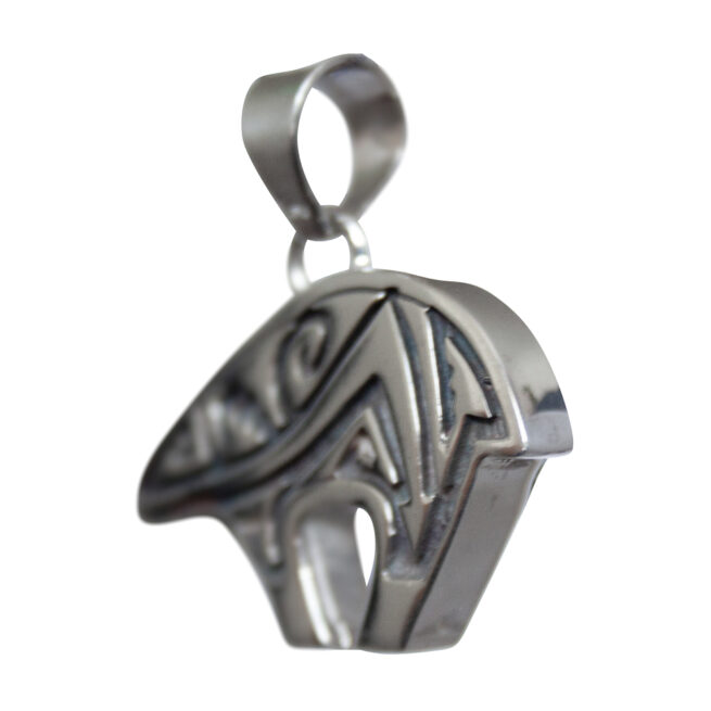 Calvin Begay Multicolour Bear Pendant – Image 6