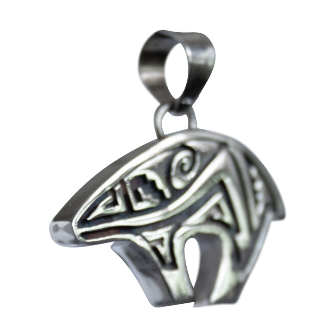 Calvin Begay Multicolour Bear Pendant – Image 5