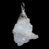 Clear Quartz Drusy Cluster Pendant - Image 2