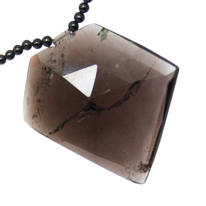Faceted Tourmaline Black Onyx Tryptic Necklace - Image 9
