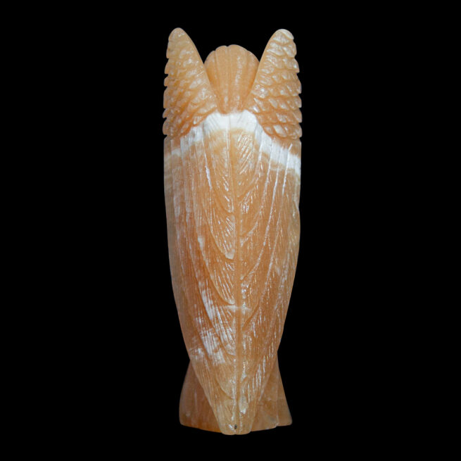 Statuette Ange Calcite Dorée – Image 4
