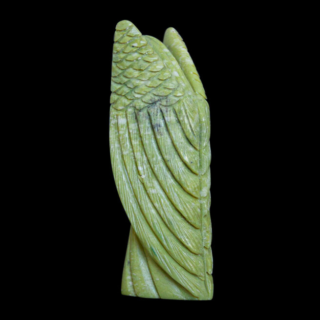 Statuette Ange Serpentine Verte – Image 5