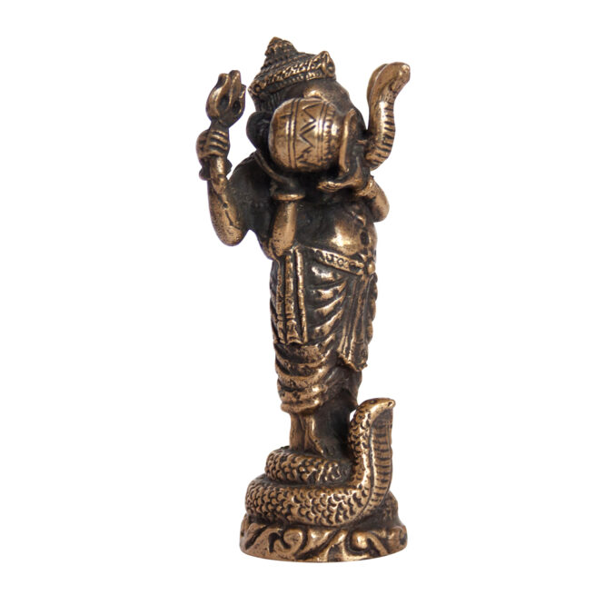Jar Carrying Ganesh Brass Statue - Image 2