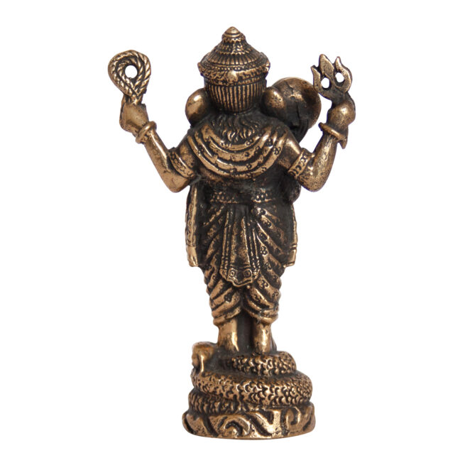 Jar Carrying Ganesh Brass Statue - Image 4