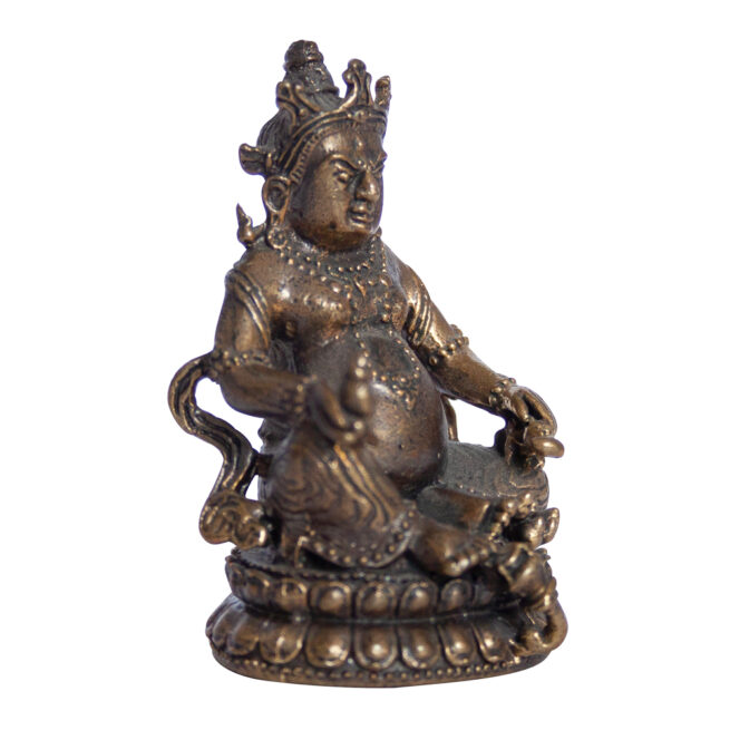 Kubera God Wealth Brass Statue - Image 2