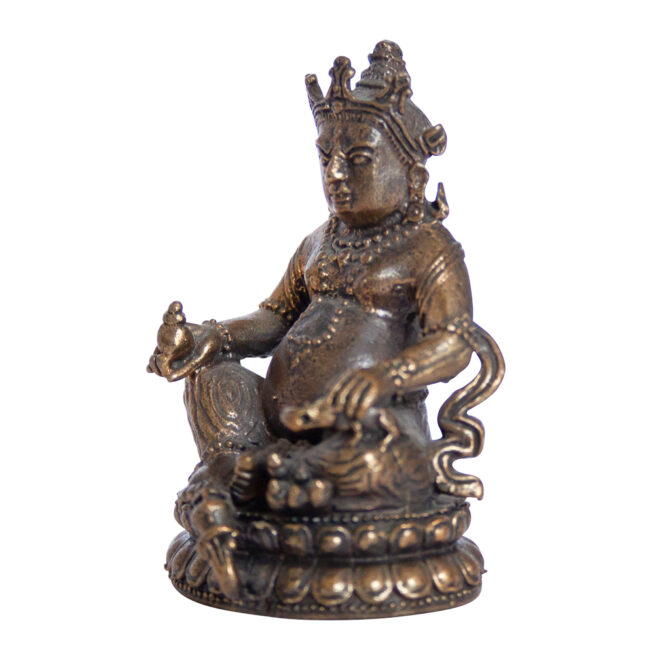 Kubera God Wealth Brass Statue - Image 3