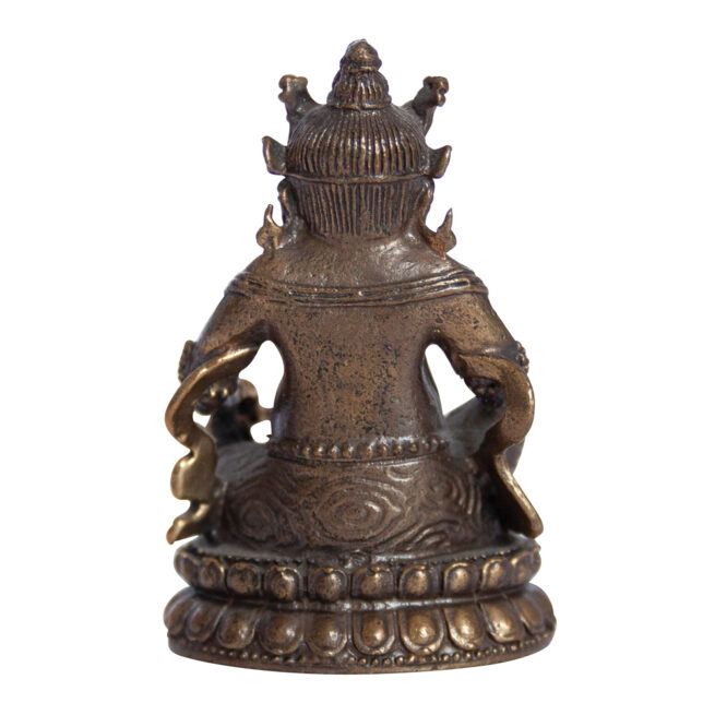 Kubera God Wealth Brass Statue - Image 4
