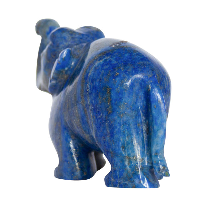 Lapis Lazuli Elephant Carving - Image 6