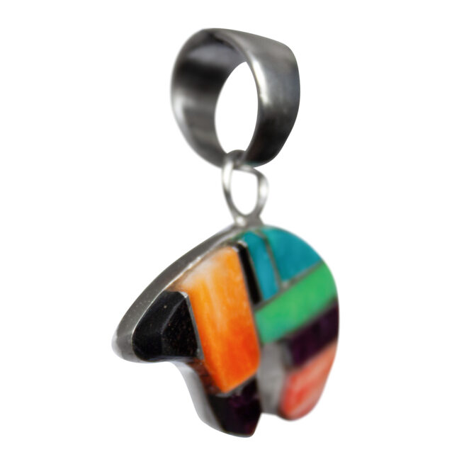 Pendentif Zuni Ours Multicolore – Image 2