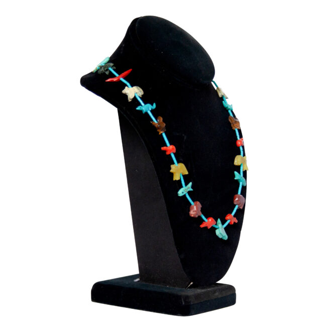 Collier Fétiche Animalier Multicolore Zuni – Image 2