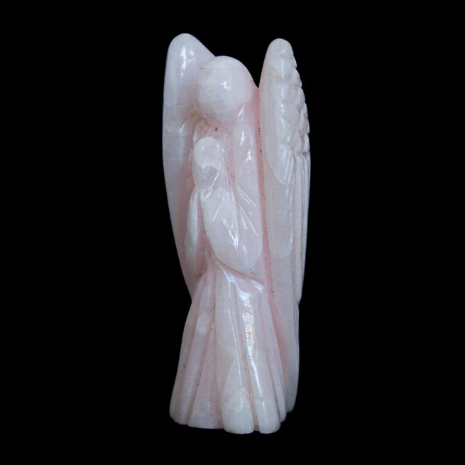Pink Opal Angel Carving - Image 3